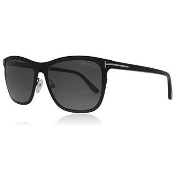Tom Ford FT0526 Alasdhair Matte Black Smoke Aviator Sunglasses for Men, Size 55MM
