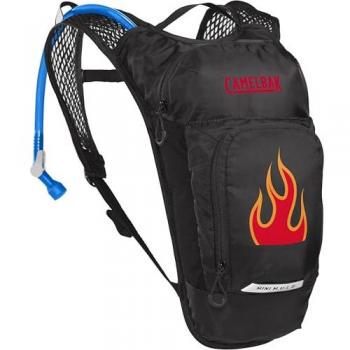 Camelbak Mini M.U.L.E. Kids 3L Hydration Pack with 1.5L Reservoir Black/Flames