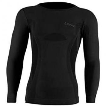 Lenz 6.0 Merino Round Neck Thermal Undershirt - Black - Male Size M