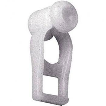 RIEL CHYC 5431642 Corredera Simple Para Riel Aluminio P-950 Blanco