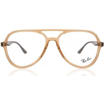 Ray-Ban RX4376V 8172 Armazones para Hombre Marrones, Lentes Recetadas Para Hombre Marrónnes, Gafas Recetadas para Hombre Marrones