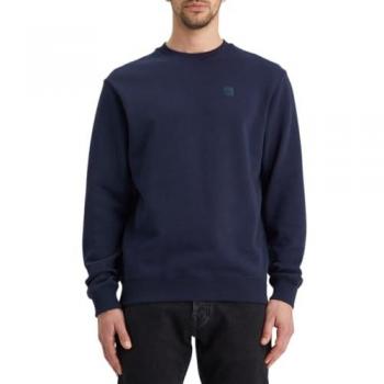 Scotch & Soda Men's Essentials Logo Sweatshirt - Blue - Size XL - 100% Cotton