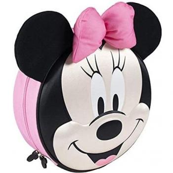 CERDÁ LIFE'S LITTLE MOMENTS, Mochila infantil 3D de Minnie-Licencia Oficial Disney para Niñas, Negro, Especialmente recomendada 2-6 años
