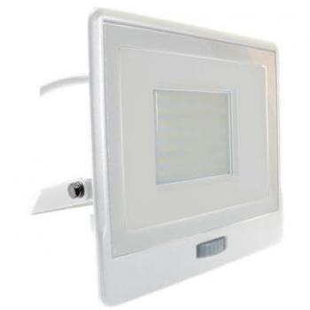 Faro LED 50W con Sensor PIR y Cable de 1m, Chip Samsung, Luz Blanca 6500K, IP65
