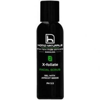 X-foliate Exfoliante con semillas de albaricoque 60 ml - Homo Naturals