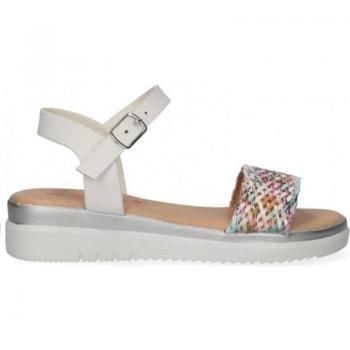 Bubble Sandalia para Niña A2850 - Color Blanco, diseño cómodo y ligero, ideal para uso diario, suela antideslizante, fácil de poner y quitar