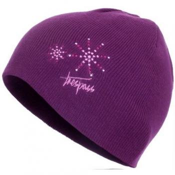 Trespass Sparkle - Gorro de esquí para niña, Color Morado, Talla FR: Age 2-4