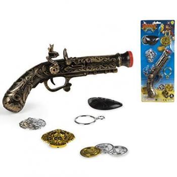 CB- Pistola Trabuco Pirata+Accesorios, Multicolor