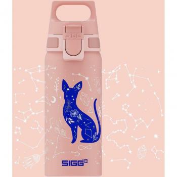 Botella Infantil SIGG WMB One My Universe 0.6L - Aluminio, Ligera, A Prueba de Fugas, BPA Libre, Ideal para Escuela y Deportes