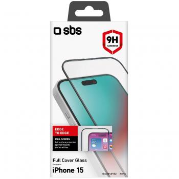 Protector de Pantalla y Trasero Full Cover Transparente para iPhone 15 SBS