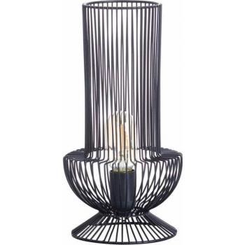 Lámpara de Mesa 7hSevenOn Deco Modelo Yan Industrial Moderna E27 Negro Ø17,5x33 cm