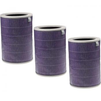 3x Filtro HEPA Compatible con Xiaomi Mi Air Purifier Pro - Filtro de Repuesto con Carbón Activo Integrado y Propiedades Antibacterianas - Vhbw