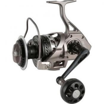 Carrete de Pesca Okuma Makaira MK-30000LH - Spinning, 450m de capacidad, Aluminio Forjado y Acero Inoxidable, para Pesca en Mar
