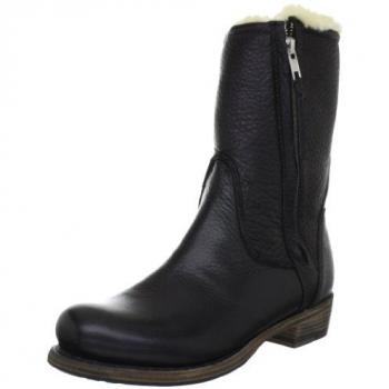 Blackstone Women's Fur Boots - Black