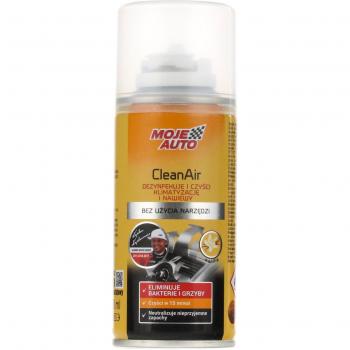Desinfectante Purificador de Aire Acondicionado MOJE AUTO Vainilla 150ml 19-599