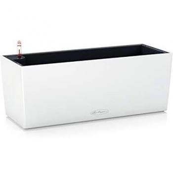Lechuza 15670 - Maceta balconera color 50, kit completo, color blanco