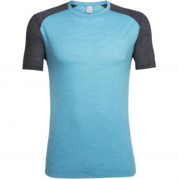 Icebreaker Sphere - Camiseta Manga Corta Hombre - Azul Talla S 2018
