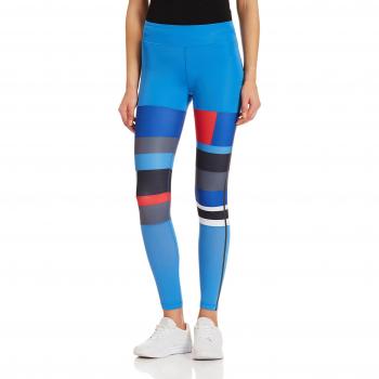 adidas WOW DROP 2Tight - Mallas para mujer, color azul, talla L