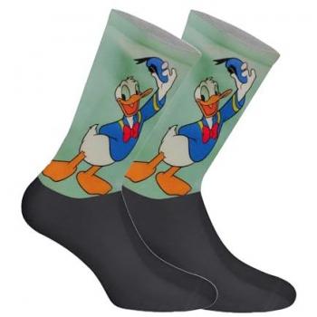 Calcetines de caña larga estampados elásticos unisex KISSES & LOVE, calcetines de algodón, divertidos y coloridos para hombre y mujer
