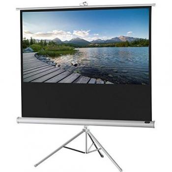 celexon Pantalla trípode para Escuela, proyección, presentación y Cine en casa Básica - Blanco - 184 x 104 cm - 84 - 16:9