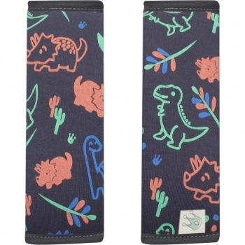 Cubre Arneses de Algodón Orgánico Jyoko para Silla de Paseo y Coche, Talla M, Protector suave y cómodo, diseño ergonómico, fácil de instalar, lavable a máquina