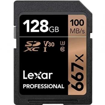 Lexar - Tarjeta de Memoria SDXC 128 GB Profesional 667x - UHS-I