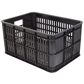 Basil bicicleta Buzón Crate S, color Negro - negro, tamaño 25, volumen liters 25.0
