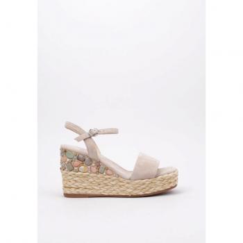 Alma En Pena 461 Esparto Con Cuña Mujer Beige, tipo de producto: cuñas, características: color beige, material esparto, diseño femenino