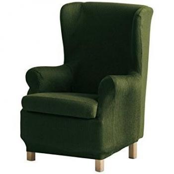Eysa - Funda de sillón orejero elástica Ulises - Color Verde
