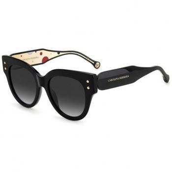 Carolina Herrera CH 0008/S Sunglasses Black Female Size: 52 MM