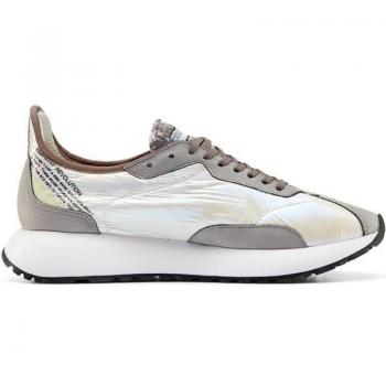 Zapatillas Sneakers Duuo Sensei para hombre en color gris, deportivas unisex con suela de volumen y combinación de tejidos