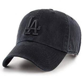 47 Brand MLB Los Angeles Dodgers Black Clean Up Cap for Men