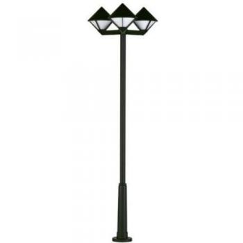 Farola Moderna Albert Leuchten 181, negra, 3 luces, IP44