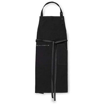 Juna Rå - Delantal, color negro, talla única