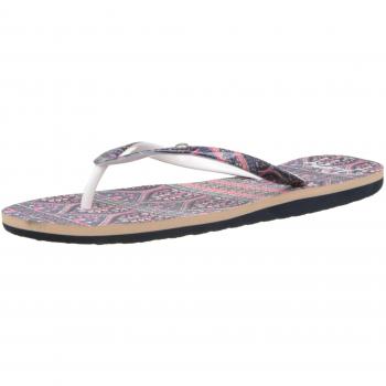 Roxy Portofino II, Sandalias de Punta Descubierta Hombre, Azul