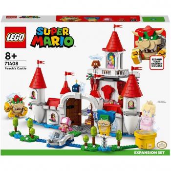 LEGO Super Mario 71408 Set de Expansión: Castillo de Peach con Toadette y Bowser, 1216 Piezas