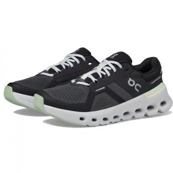 On Cloudrunner 2 Women's Running Shoes - Black/Green - Size 42