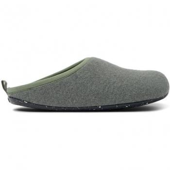 Zapatillas de casa para hombre en gris con suela antideslizante