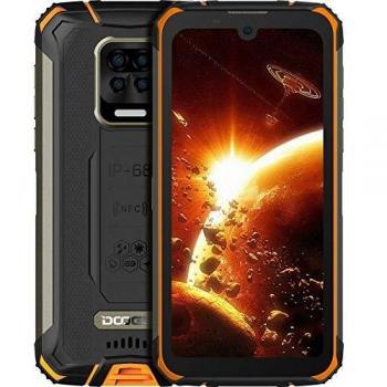 DOOGEE S59 Pro Movil Resistente, 10050mAh 4GB RAM+128GB ROM, IP68 IP69K Móvil Todoterreno, Potente Altavoz 2 W, Cámara Cuádruple 16MP Smartphone Android 10 4G, 5.71 Pulgada, WiFi, NFC/GPS, Naranja
