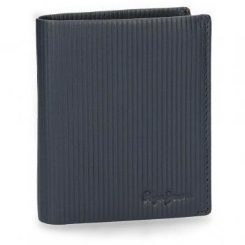 Pepe Jeans Stripe Colors Monedero, 10 cm, 0.09 Litros, Azul