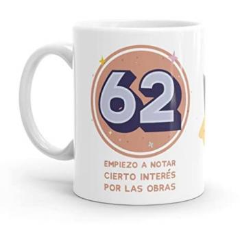 Taza Original 60 Cumpleaños - Resistente al Microondas y Lavavajillas