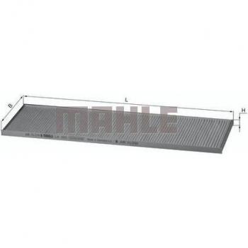 Filtro de Habitáculo Mahle LA 355, tipo: Filtro de habitáculo, características: filtro de aire para el habitáculo del vehículo, diseñado para eliminar impurezas y contaminantes del aire exterior, compatible con diversas marcas y modelos de
