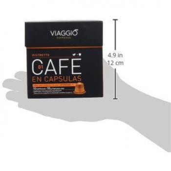VIAGGIO ESPRESSO - 120 Cápsulas de Café Compatibles con Máquinas Nespresso - RISTRETTO