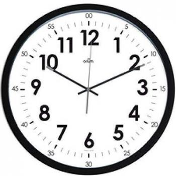 Reloj silencioso Ø40cm 11251 Negro
