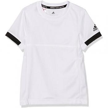 adidas Camiseta de T16 Climacool, otoño/invierno, niño, color Blanco, negro, tamaño 116