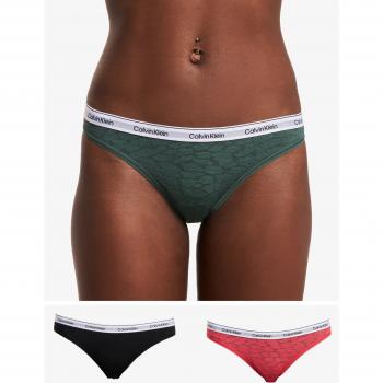 Calvin Klein - Pack de 3 bragas brasileñas de encaje