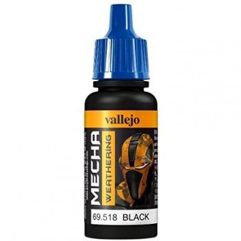 Vallejo Lavis Negro 17ml - Mecha Color para Weathering
