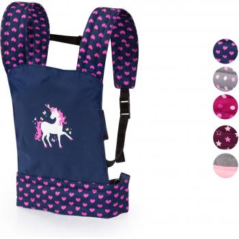 Transportador de muñecas Bayer Diseño - Mariposa Gris/Rosa