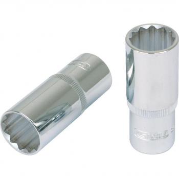 Llave de vaso 1/2 CHROMEplus 12 puntas larga 34 mm KS Tools