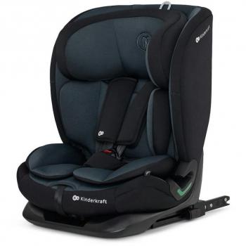 Kinderkraft ONETO3 i-Size Silla de Coche Graphite Black con Protección Lateral y Reposacabezas Reforzado